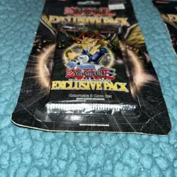Qty 2 Yu Gi Oh Exclusive Pack Blister sealed Vintage - Image 2