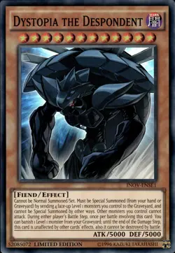 Dystopia The Despondent - Super Rare Limited Edition INOV-ENSE1 - NM - YuGiOh - Image 1