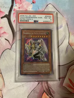 2009 Yu-Gi-Oh! RP02-EN092 Valkyrion The Magna Warrior Retro Pack 2 PSA 8 NM - MT - Image 1