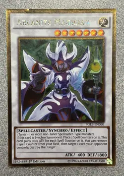 Arcanite Magician PGL3-EN060 Gold Rare 1st Edition LP - Image 1
