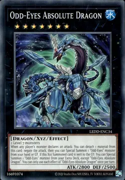 Odd-Eyes Absolute Dragon Unl Common LEDD-ENC34 Yu-Gi-Oh! - Image 1