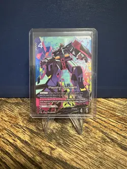Psycho Gundam LR+ Alt Art GD02-001 Dual Impact Gundam TCG Card Game MINT - Image 1