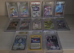 Graded Pokemon Card Lot 40 slabs - Image 1