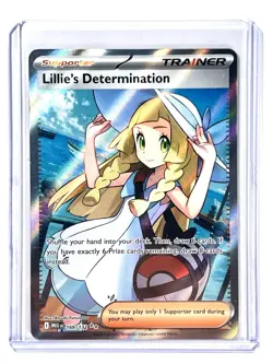 Lillie’s Determination 169/132 Mega Evolution Full Art Trainer Pokemon TCG Card - Image 3