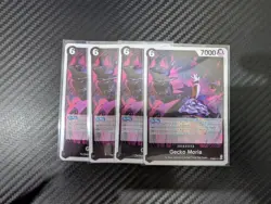 (4x) Gecko Moria PRB-02 PRB02-013 Foil Rare The Best Vol 2 One Piece Card Set - Image 1