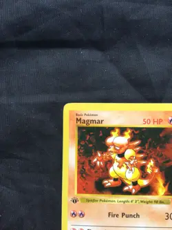 Pokemon Cards: Base Set 1st Edition Uncommon: Magmar 36/102 - Image 2