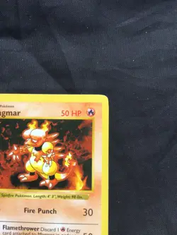 Pokemon Cards: Base Set 1st Edition Uncommon: Magmar 36/102 - Image 3