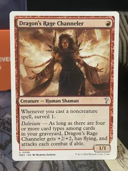 Dragon's Rage Channeler White Border Mystery Booster 2 MTG Magic Card - Image 1