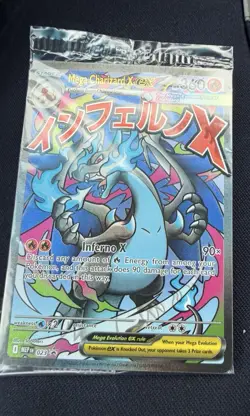 Mega Charizard X Ex Promo 023 Pokemon Card Mega Evolution Sealed English - Image 1