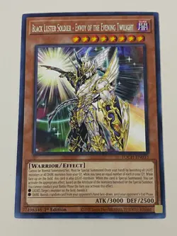 Yugioh Black Luster Soldier Ritual Envoy Sacred Twilight Chaos - Free Holo Card - Image 2