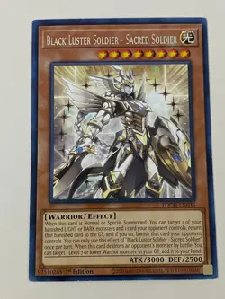 Yugioh Black Luster Soldier Ritual Envoy Sacred Twilight Chaos - Free Holo Card - Image 4