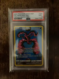 PSA 9 Galarian Moltres SWSH284 SWSH: Sword & Shield Promo Card Pokemon Promo - Image 1