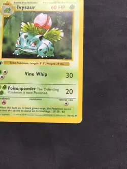 Pokemon Cards: Base Set 1st Edition Uncommon: Ivysaur 30/102 - Image 4