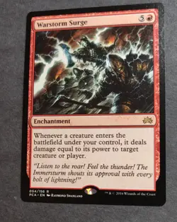 Warstorm Surge Planechase Anthology Regular Rare Mtg Card Lightly Played - Image 1