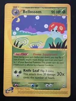 POKEMON AQUAPOLIS BELLOSSOM NON HOLO RARE CARD 5/147 - Image 1