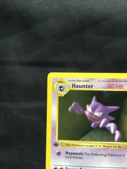 Pokemon Cards: Base Set 1st Edition Uncommon: Haunter 29/102 - Image 2