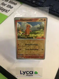 Charmander - (GameStop Exclusive) 004/165 Miscellaneous Cards & Products Reverse - Image 1