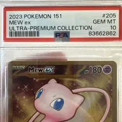 2023 Pokemon Mew ex Full Art 151 UPC Gold Metal Promo Card 205/165 PSA 10 GEM MT - Image 3