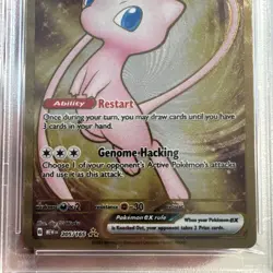 2023 Pokemon Mew ex Full Art 151 UPC Gold Metal Promo Card 205/165 PSA 10 GEM MT - Image 4