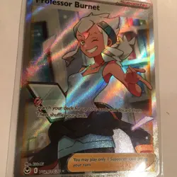Pokemon TCG Professor Burnett TG26/TG30 Full Art Card NM/M Condition - Image 2