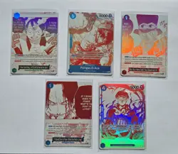 One Piece TCG 3rd Anniversary Treasure Campaign 5 Card Lot - Image 1