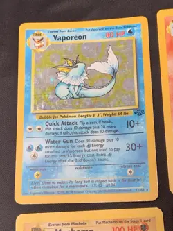 Vintage Pokemon Cards Rare Holo Lot WOTC MP/HP Hitmonlee, Hitmonchan, Machamp - Image 2