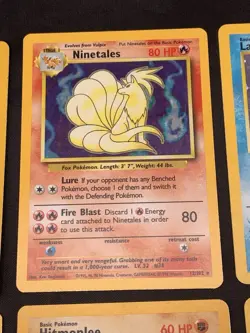 Vintage Pokemon Cards Rare Holo Lot WOTC MP/HP Hitmonlee, Hitmonchan, Machamp - Image 3