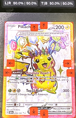 MINT Pikachu ex 219/191 Sv08 Surging Sparks Holo Pokemon card PSA 10 Likely - Image 1