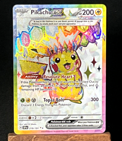 MINT Pikachu ex 219/191 Sv08 Surging Sparks Holo Pokemon card PSA 10 Likely - Image 2