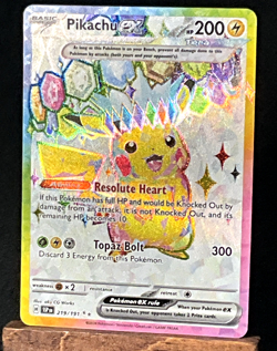 MINT Pikachu ex 219/191 Sv08 Surging Sparks Holo Pokemon card PSA 10 Likely - Image 4