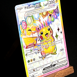 MINT Pikachu ex 219/191 Sv08 Surging Sparks Holo Pokemon card PSA 10 Likely - Image 5