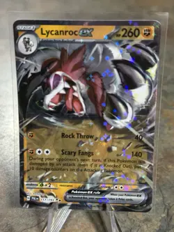 Lycanroc ex - 117/193 - Pokemon Paldea Evolved Ultra Rare Card NM - Image 1