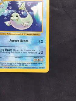 Pokemon Cards: Base Set 1st Edition Uncommon: Dewgong 25/102 - Image 4