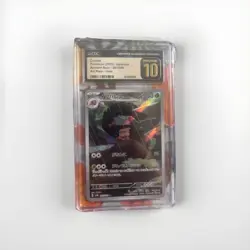 CGC PRISTINE 10 - Crustle 067/066 AR Ancient Roar sv4K Japanese Pokemon Card - Image 1