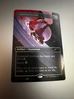 Lightning Greaves (1493) (Galaxy Foil) Secret Lair Drop Foil - Image 1