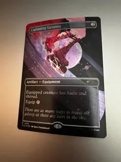 Lightning Greaves (1493) (Galaxy Foil) Secret Lair Drop Foil - Image 2
