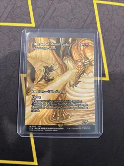 MTG Dragon Of Mount Gulg (012) *Non-Foil* Showcase Final Fantasy MT/NM Amano Art - Image 1