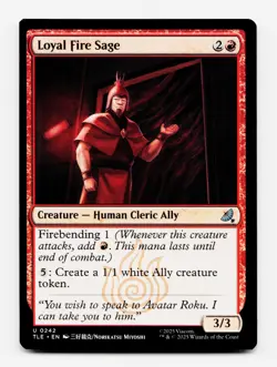 Loyal Fire Sage [Avatar: The Last Airbender: Eternal-Legal] MTG ?? - Image 1