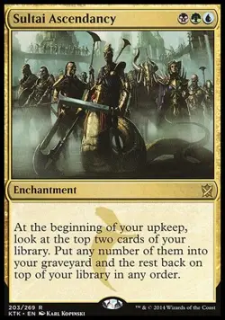 MTG Magic the Gathering Sultai Ascendancy (203/282) Khans of Tarkir MP - Image 1