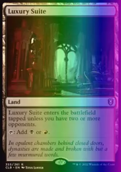 MTG Luxury Suite (355/1080) Commander Legends Battle for Baldur's Gate LP FOIL - Image 1