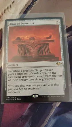MTG Magic - ALTAR OF DEMENTIA - Modern Horizons - NM Near Mint artifact - Image 1