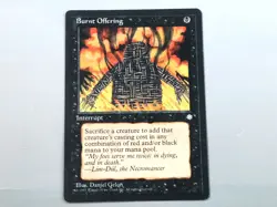 MTG - ICE AGE (BB/'95) - BRANDOPFER - BURNT OFFERING / COMMON / NEVER PLAYED /NM - Image 1
