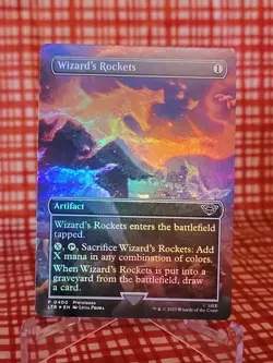 Wizard's Rockets | FOIL Borderless | LTR: Tales of Middle-Earth | MTG Magic - Image 1
