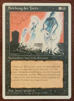 Animate Dead MTG Core Set 4th Edition German NM Magic The Gathering - Image 1