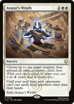 Avatar's Wrath- Avatar: The Last Airbender- (Foil)(NM) - Image 1