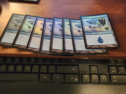 Champions of Kamigawa MTG Foil 8 Island (#294) Magic - Image 1