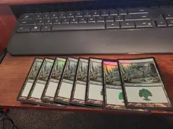 Champions of Kamigawa MTG Foil 8 Forest (#304) Magic - Image 1