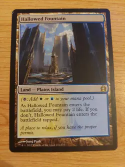 Hallowed Fountain - 241/274 (Return to Ravnica) - Very Lightly Played VLP - Image 1
