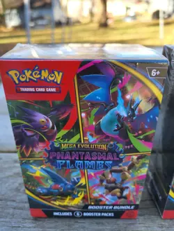 Pokemon Mega Evolution Phantasmal Flames Booster Bundle Lot Of 2 - Image 2