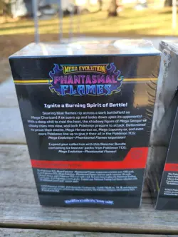 Pokemon Mega Evolution Phantasmal Flames Booster Bundle Lot Of 2 - Image 4